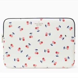 kate spade staci dancing cherries universal laptop bag 15 inches